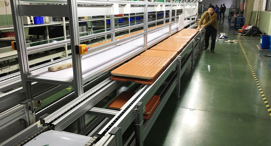 光良定制倍速鏈輸送線