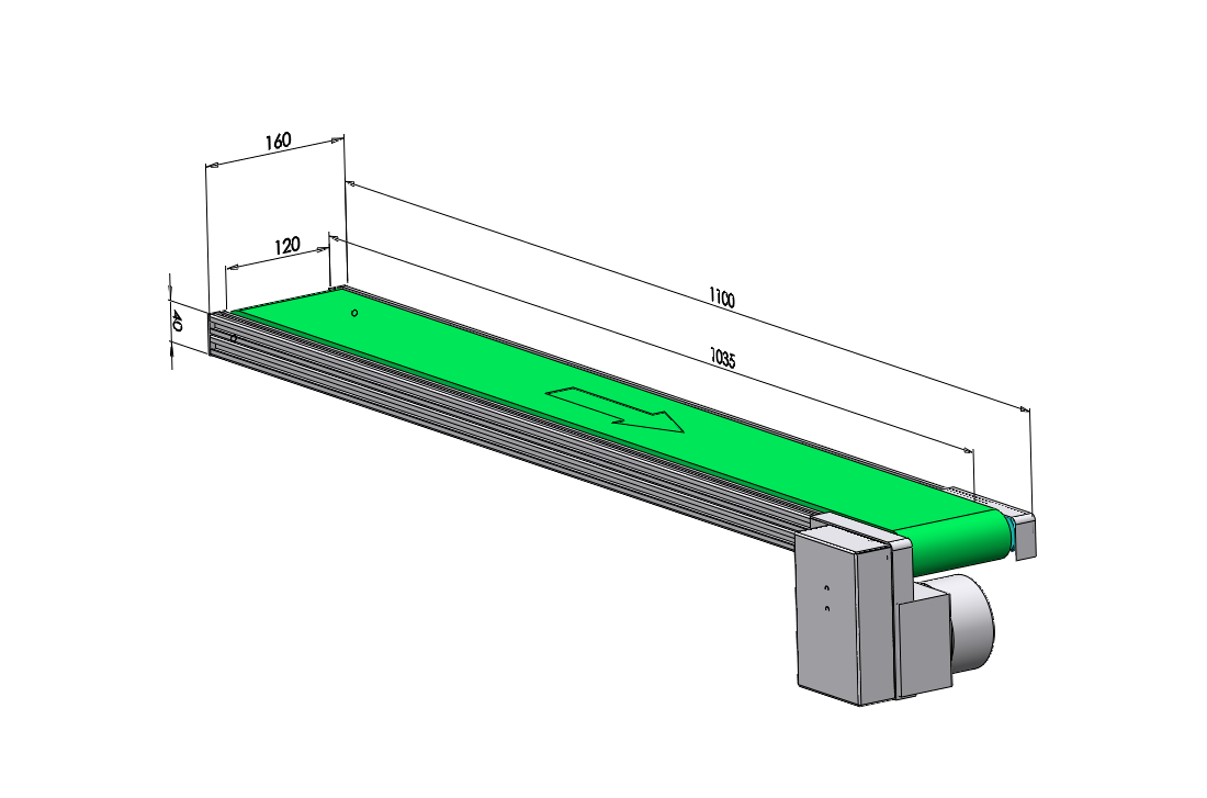 無支架微型皮帶輸送機(jī)
