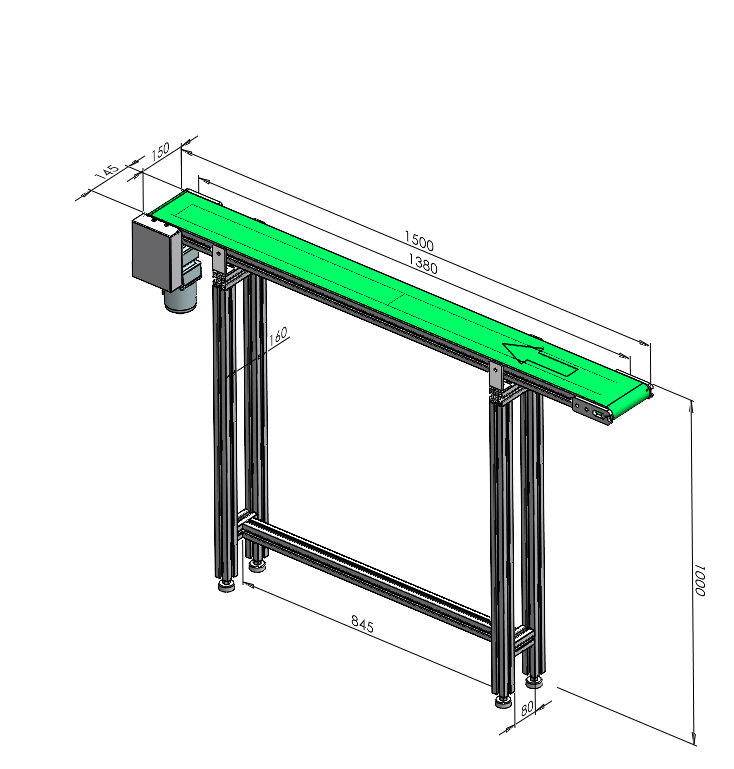 微型輸送機(jī)流水線