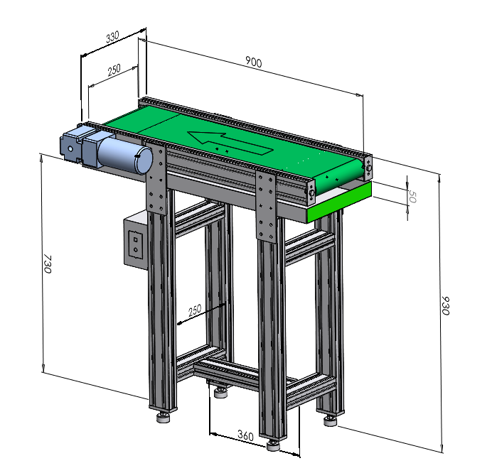 定制小型流水線輸送機(jī)
